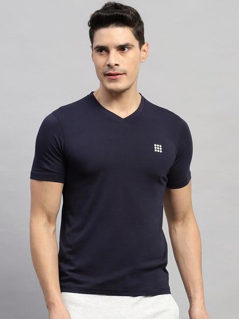 rock.it navy cotton regular fit t-shirt