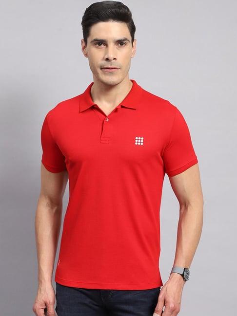 rock.it red regular fit polo t-shirt