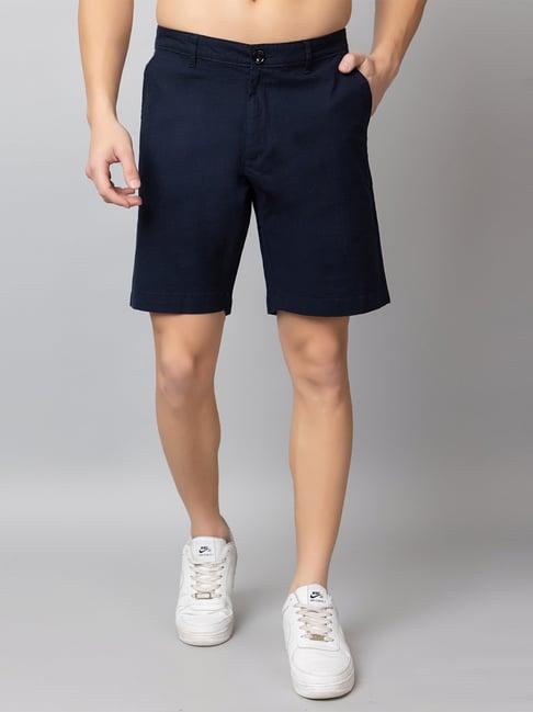 club york navy regular fit short