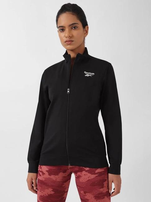 reebok black sports jacket