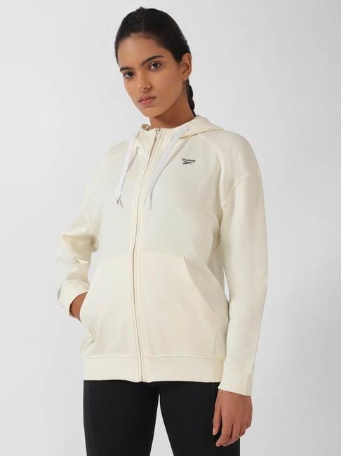 reebok cream yg w hooded jacket