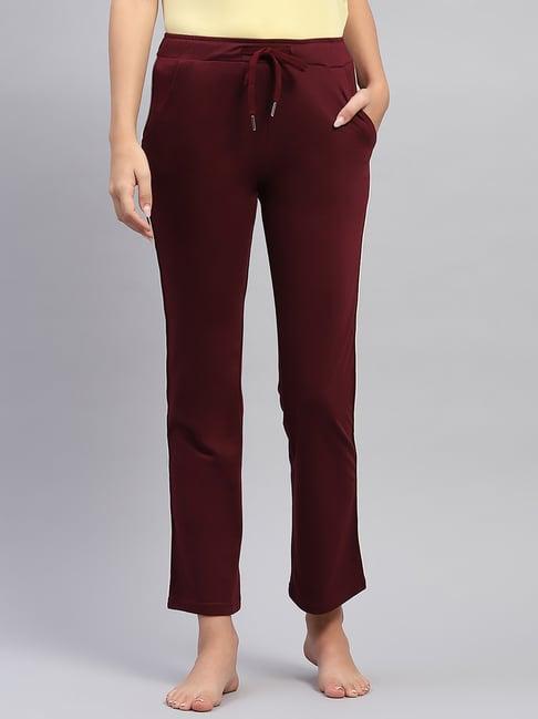 monte carlo wine cotton lounge pants