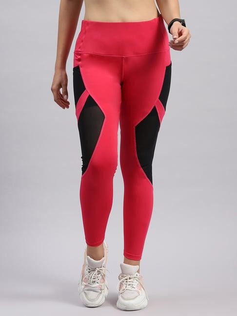 rock.it pink & black regular fit tights