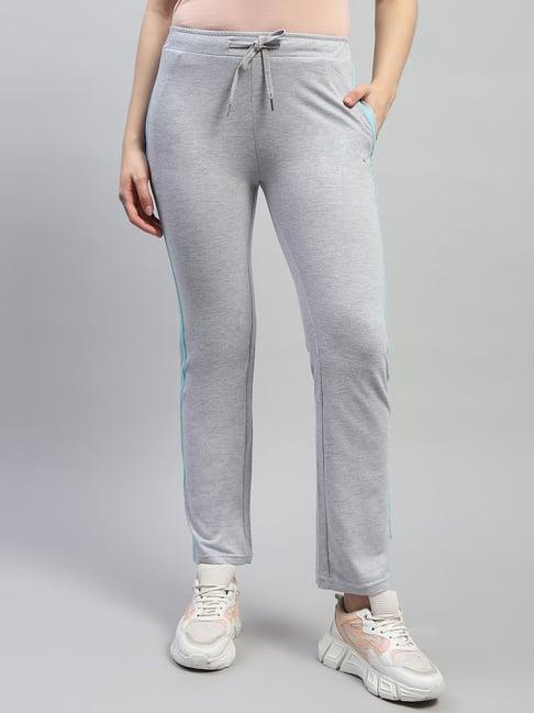 monte carlo grey cotton textured trackpants