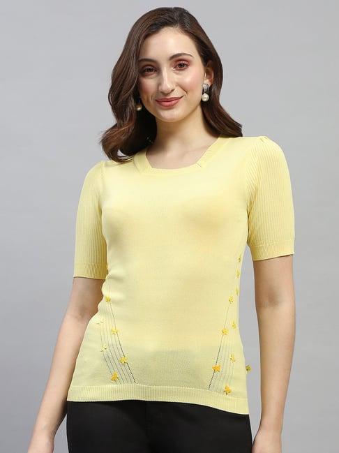 monte carlo yellow regular fit top