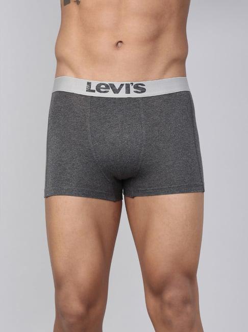 levi's dark grey melange trunks