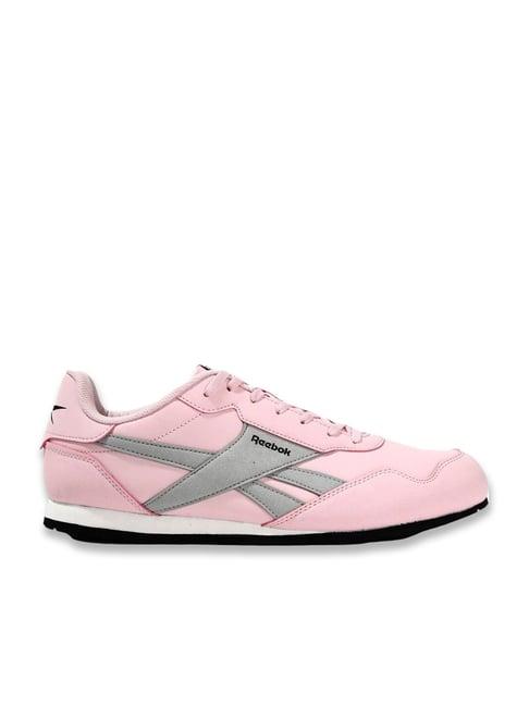 reebok men's super force u classics pink casual sneakers