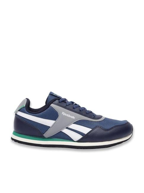 reebok men's ree fresh classics blue casual sneakers