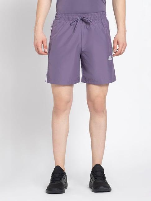 adidas light purple printed  sports short