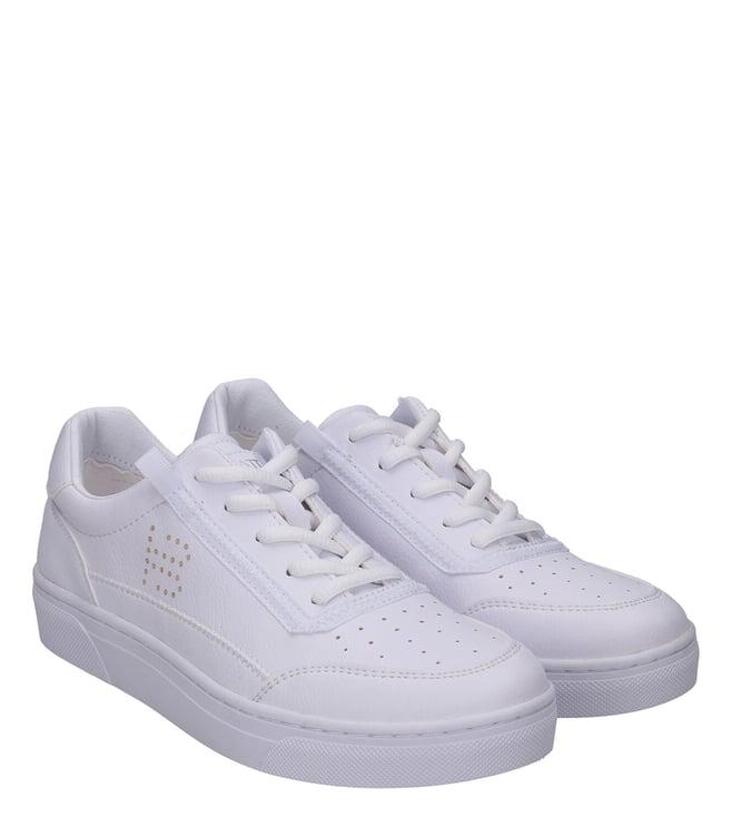 bagatt women's elea synthetic white sneakers