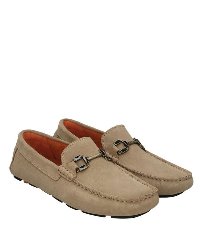 bagatt men's hexa drivers beige loafers