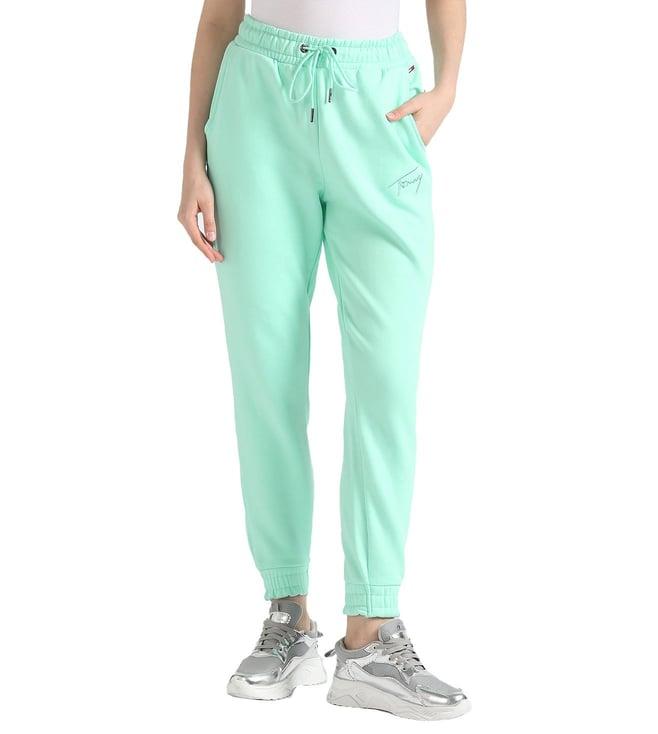 tommy hilfiger honest green regular fit joggers