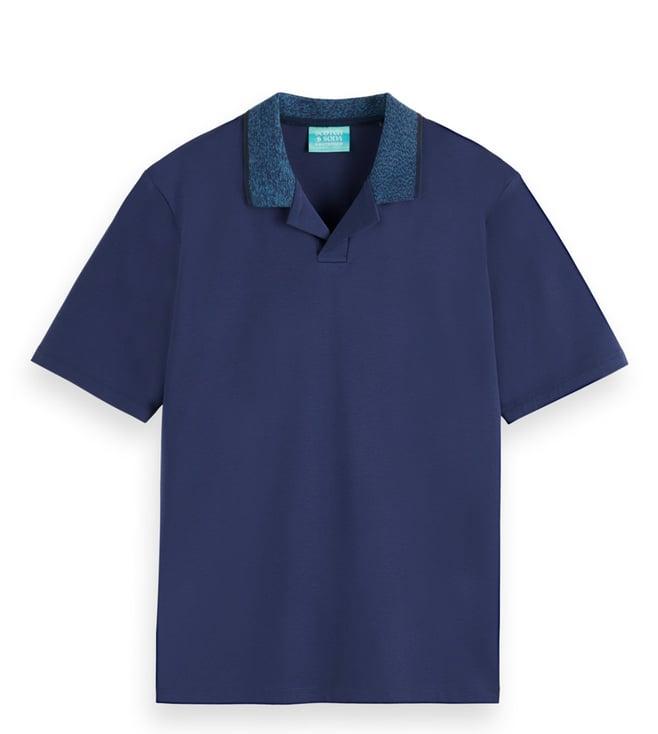 scotch & soda algae regular fit polo t-shirt