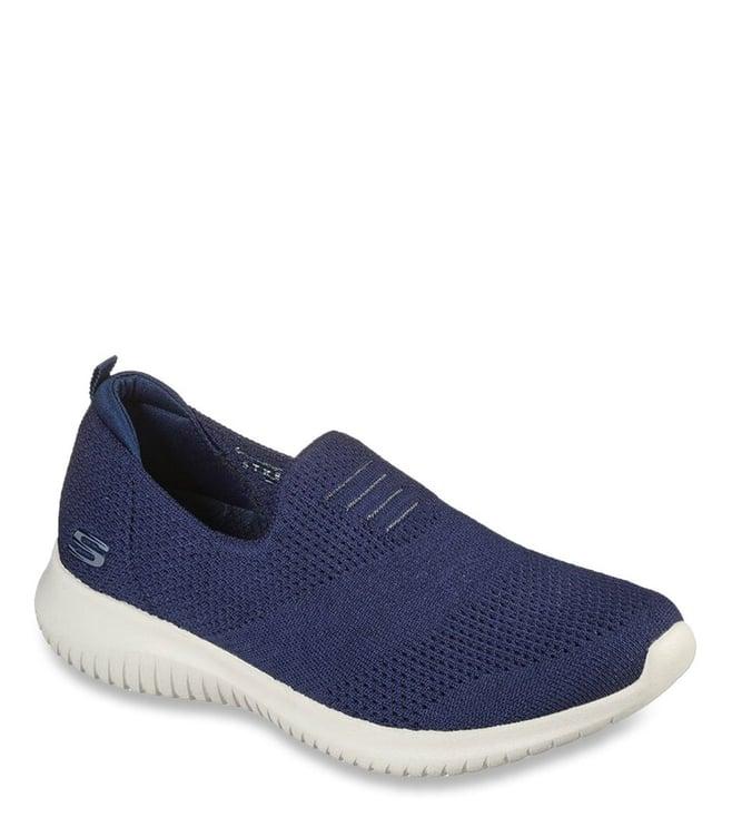 skechers women's ultra flex - harmonious dark navy sneakers