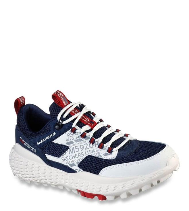 skechers men's monster mashton navy sneakers