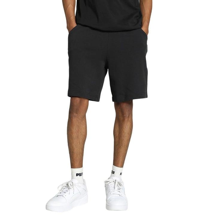 puma black downtown relaxed fit shorts