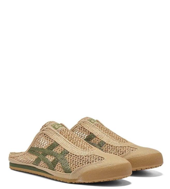 onitsuka tiger unisex mexico 66 sabot beige mules