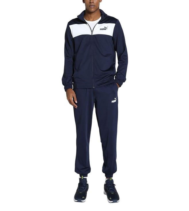 puma blue regular fit tracksuit