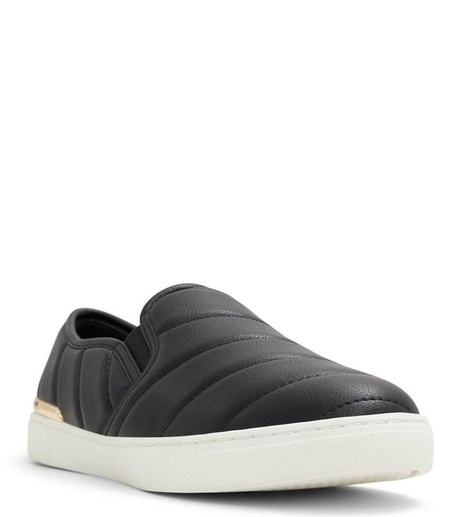 aldo women's julianne black slip on sneakers