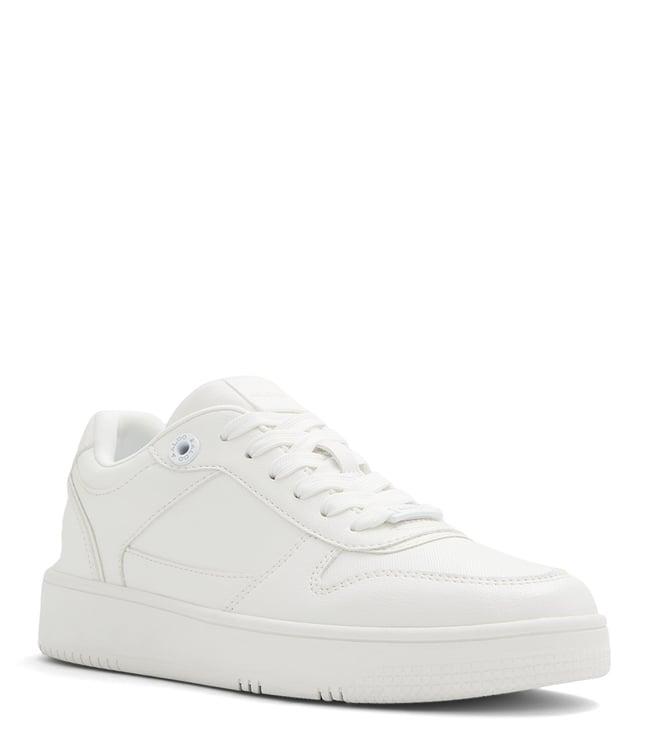 aldo women's retroacta white sneakers