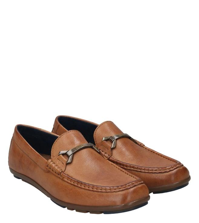 bagatt men's corrado cognac driver loafers