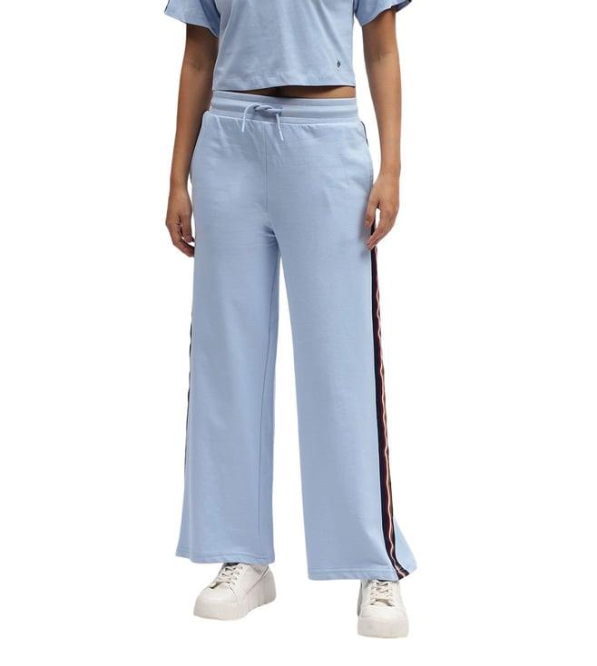 iconic sky regular fit drawstring trousers