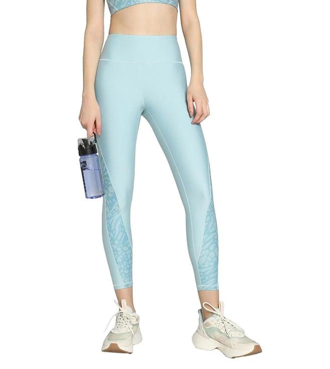 puma turquoise surf tight fit tights