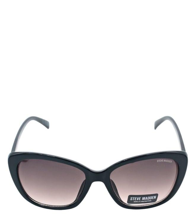 steve madden x17033 purple uv protected cat eye sunglasses for women