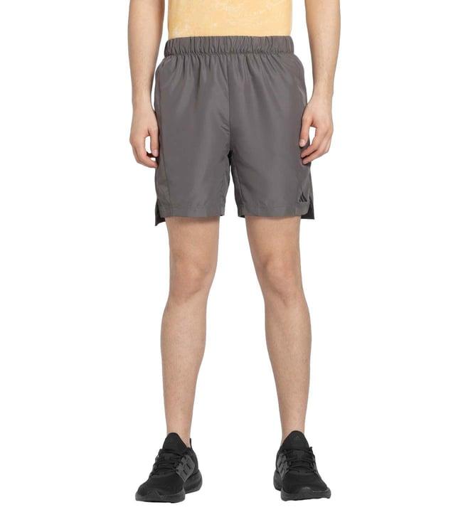 adidas grey logo regular fit shorts