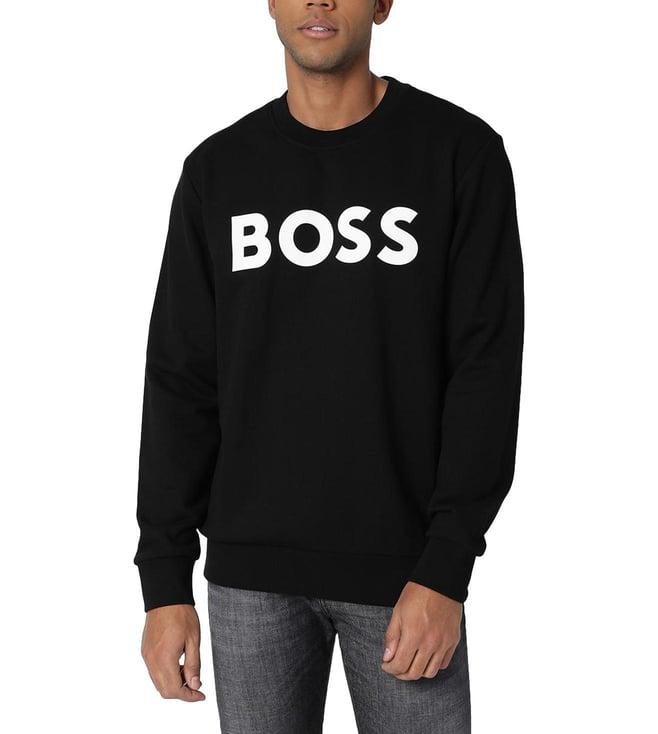 boss black logo relaxed fit sweatshirt