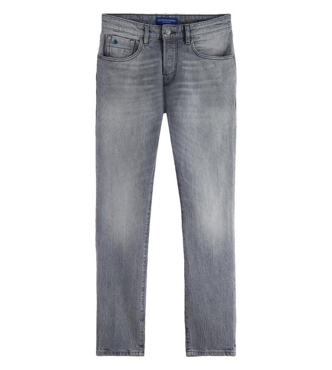 scotch & soda ralston break of dawn heavily washed mid rise jeans