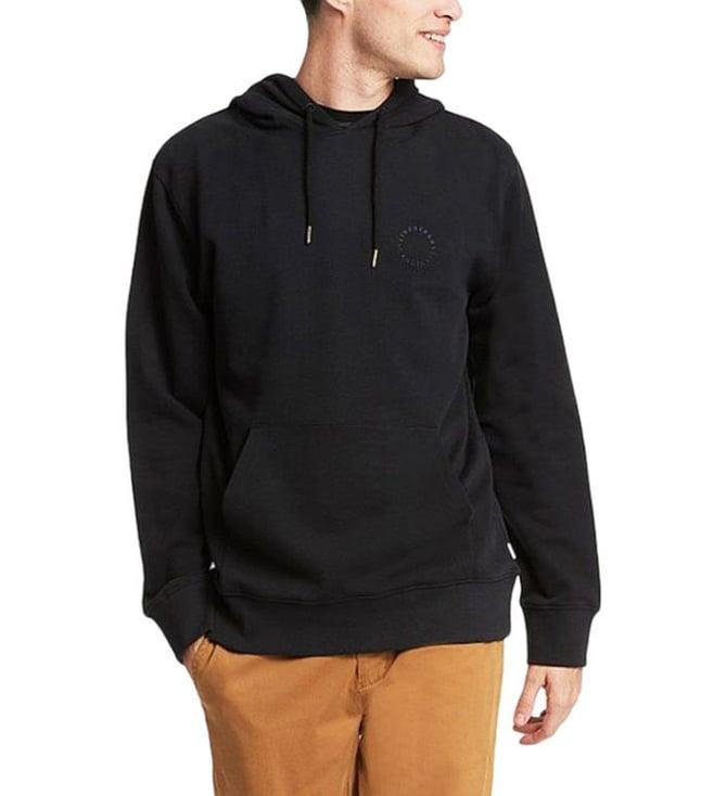 lindbergh black regular fit hoodie