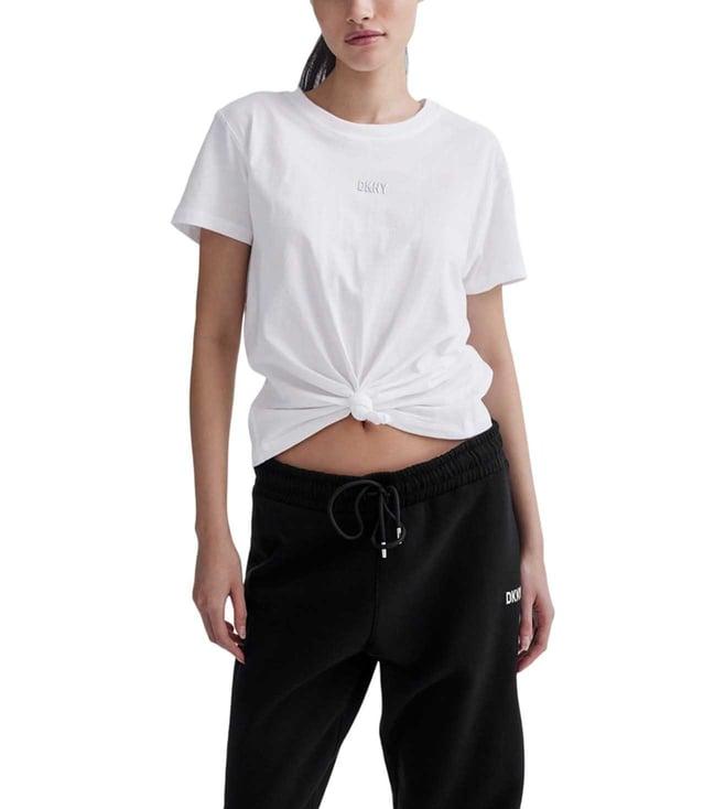 dkny white regular fit top