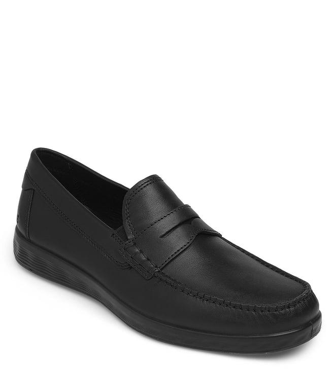 ecco men's s lite moc black loafers