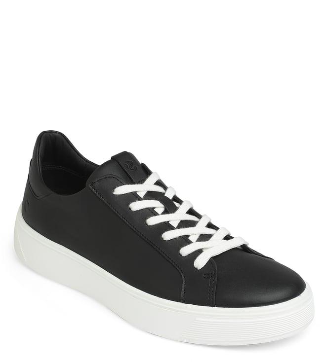 ecco women's street tray black sneakers