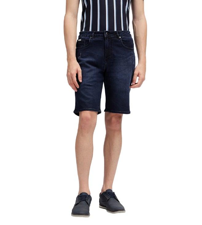 lindbergh blue regular fit shorts