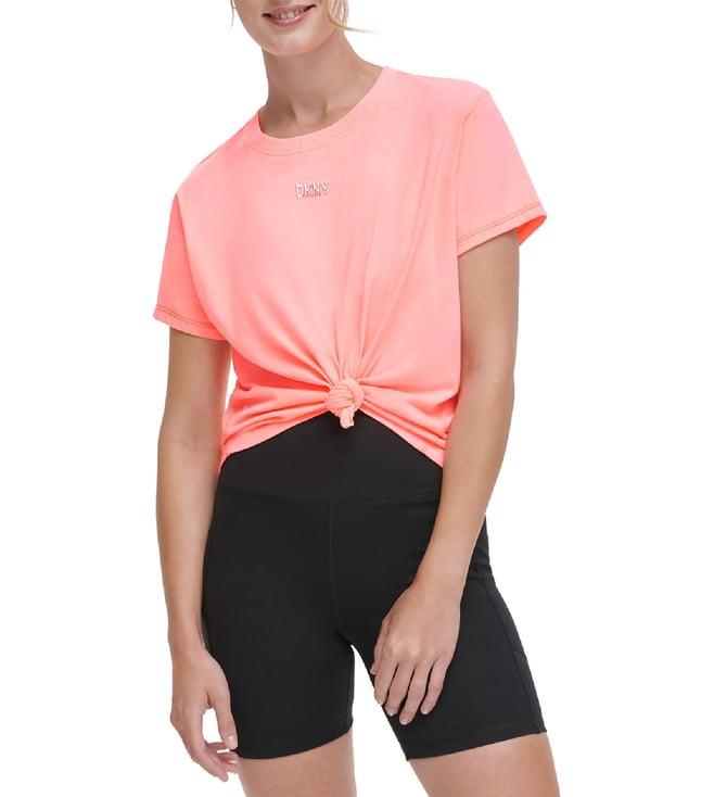 dkny pink regular fit top