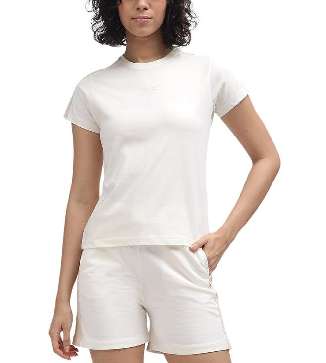 iconic white regular fit t-shirt