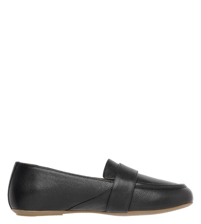 geox women's d palmaria g black loafers