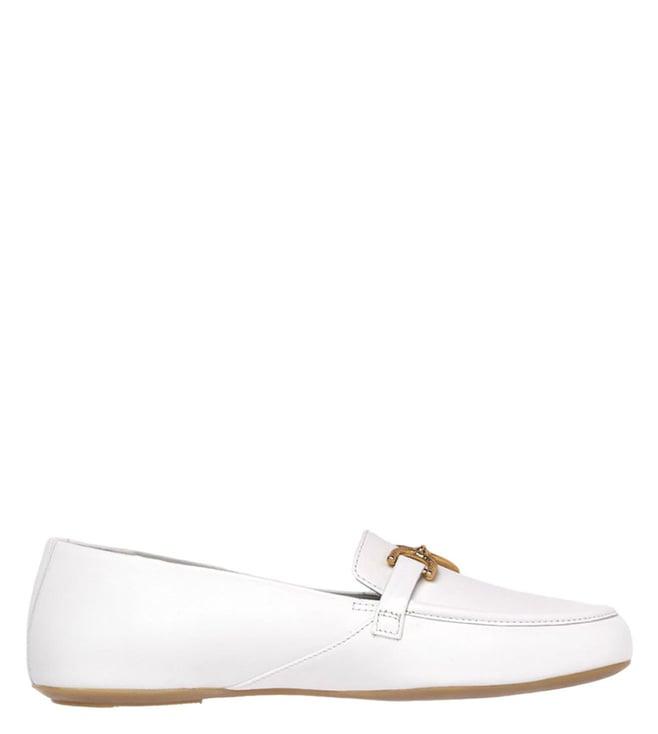 geox women's d palmaria i white loafers