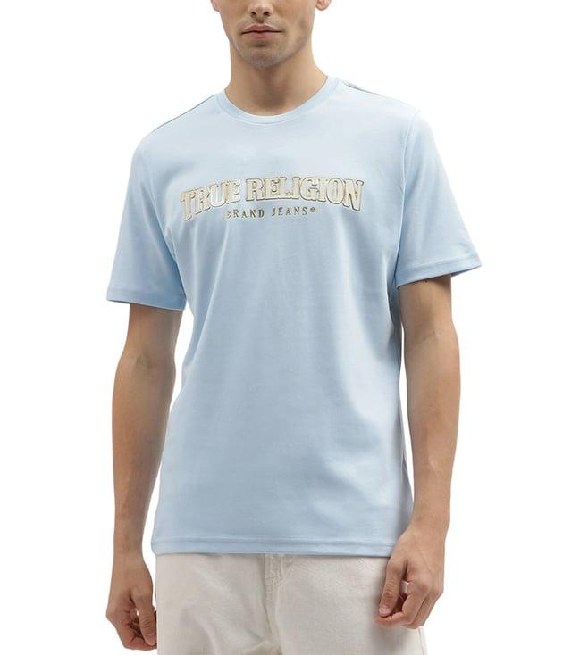 true religion blue logo regular fit t-shirt