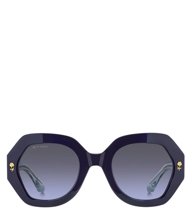 etro 206847pjp50gb grey uv protected butterfly sunglasses for women