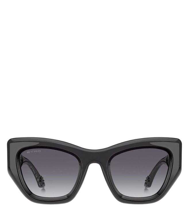 etro 206854kb7519o dark grey uv protected cat eye sunglasses for women