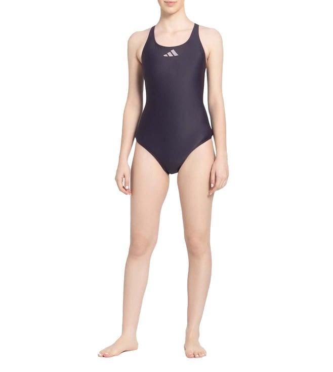 adidas black tight fit swimsuits