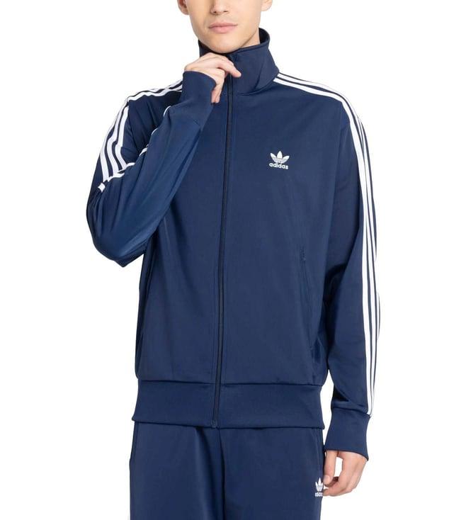 adidas originals blue stripes regular fit sweatshirt