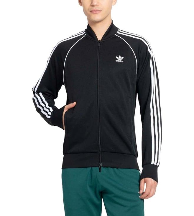 adidas originals black stripes regular fit sweatshirt