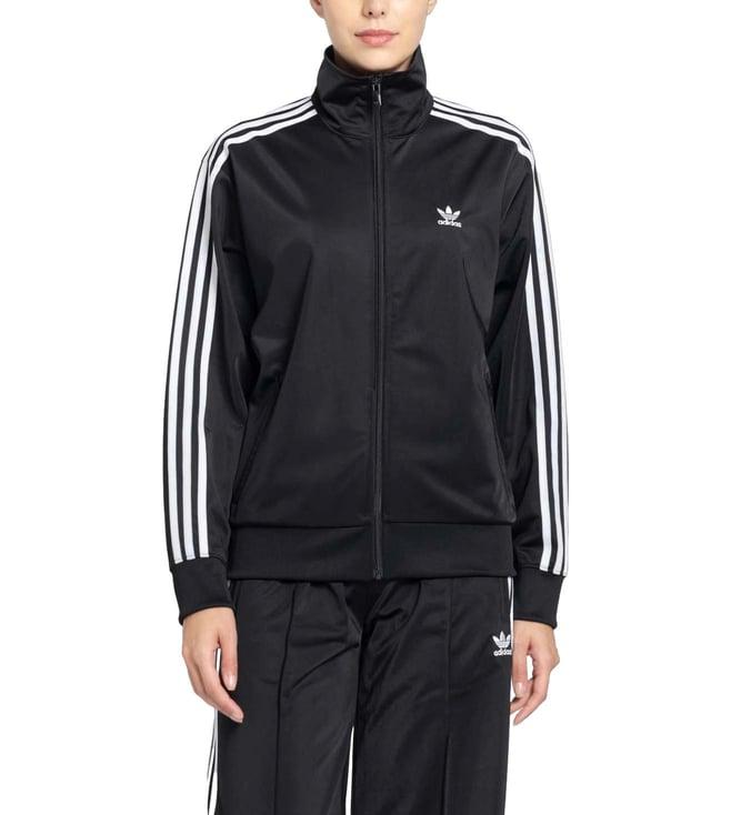 adidas originals black stripes loose fit sweatshirt