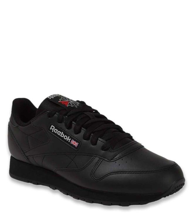 reebok men's classic black casual sneakers