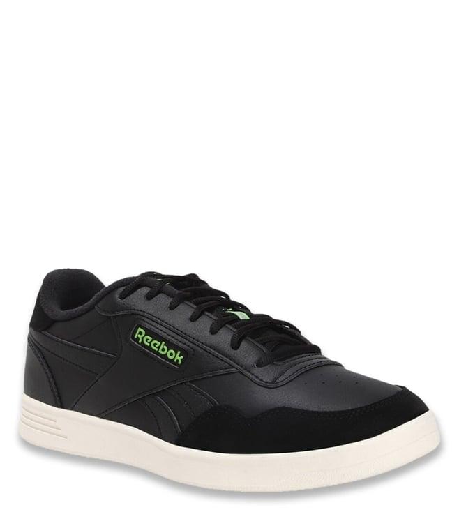 reebok men's court advance classics black casual sneakers