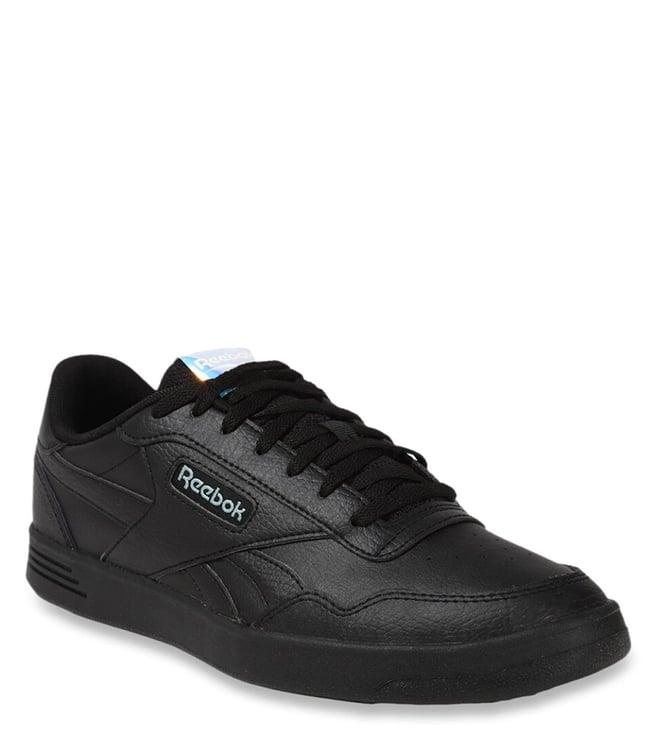 reebok women's court advance black sneakers